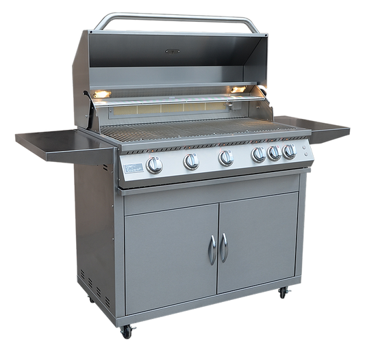 KoKoMo BBQ Grill 40” Professional 5-Burner Freestanding Cart Model