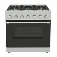 Drop-In Gas Range Built for Compact Kitchens, 21 Inch Width, Gas Powered Cooking, Streamlined Design