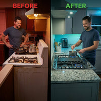 Profile 21" Drop-In Gas Range — Before & After
