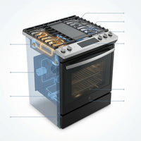 Profile 21" Drop-In Gas Range — How It Works